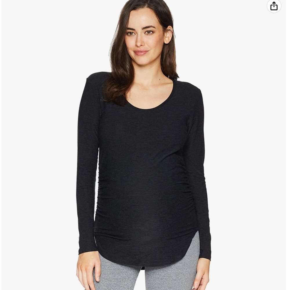 Beyond Yoga Cut and Run Maternity Pullover - Women's